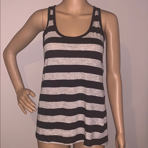 Brown & tan striped tank top! - Picture 3 of 6